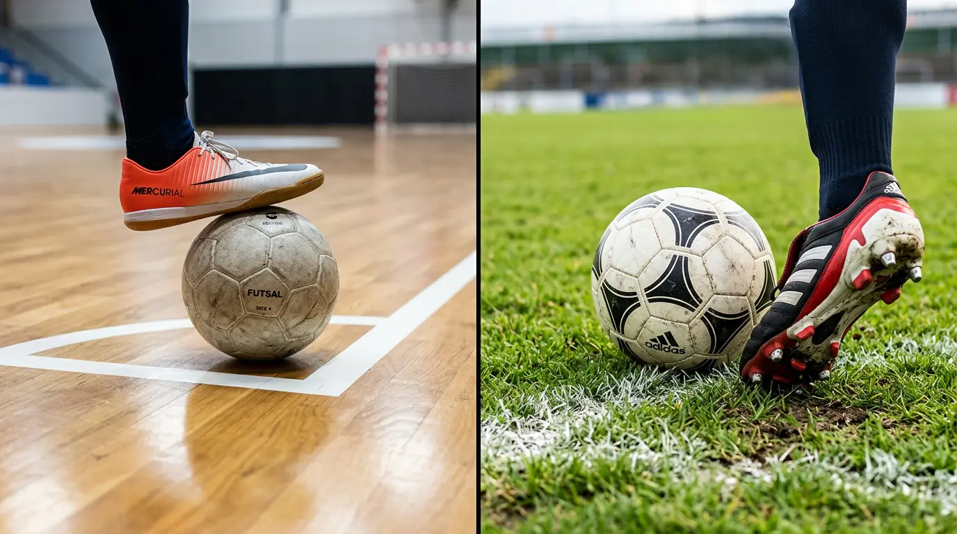 Diferencias entre fútbol sala y fútbol 11 para apuestas deportivas